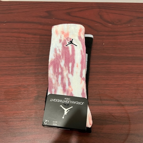 Jordan, Lightweight, Kids Crew Socks, 2 Pack - Picture 3 of 5